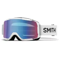 Smith Skibrille Daredevil Junior White Frame Blue Sensor Mirror Kinder