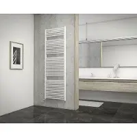 Schulte Badheizkörper »München«, BxHxT: 60 x 177,5 x 9,6 cm, 1032 W, alpinweiß - weiss