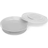 Twistshake - Plate 6+m Pastel Grey