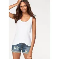 Vivance Tanktop "aus luftiger Baumwoll-Qualität" 2er-Pack, aus elastischer Baumwoll-Qualität