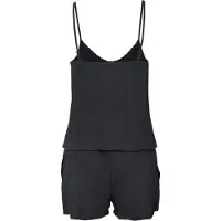 LASCANA Overall schwarz Gr. 34 für Damen. Mit V-Ausschnitt. Figurumspielend