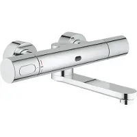 GROHE Eurosmart CE IR-Elektronik für Waschtisch Thermostat Wandmontage Auslauf 230 mm 6V chrom - 36333000