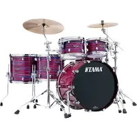 Tama Starclassic 5-teiliges Kesselpaket Walnuss/Birke Phantasm Oyster