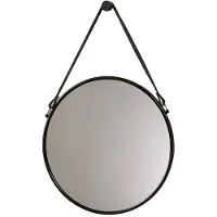 Aquanova Wandspiegel Thymo Schwarz ø47 cm