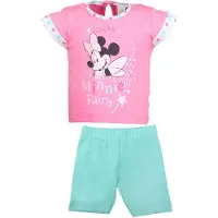 Disney T-Shirt und Hose, Rosa/Türkis, Größe 62