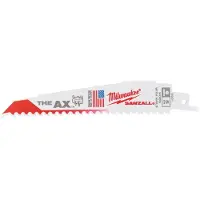 Milwaukee Hoja Sable THE AX Madera con Clavos 150mm 5Tpi - 5uds