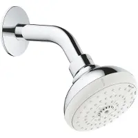 GROHE Tempesta 100 Kopfbrause, 3 Düsen, Chrom, Kugelgelenk