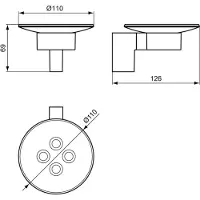 Ideal standard Seifenschale Connect Chrom A9155AA