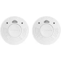 Alecto SA-110 DUO - Rauchmelder mit 10 Jahren Batterie- und Sensorlaufzeit, 2er-Pack