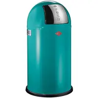 Wesco Mülleimer Wesco Pushboy Türkis 50L