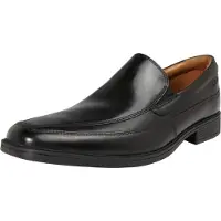 Clarks Shoes Slipper Tilden Free, Glattleder, Schwarz, Herren