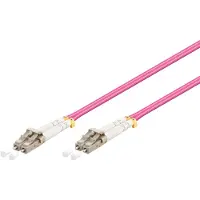 Goobay LWL Kabel, Multimode (OM4) Violett