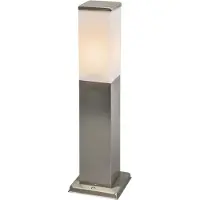 QAZQA Moderne Außenleuchte 45 cm Stahl Malios