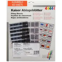 Kaiser Nagativ-Ablageblätter 35mm @100