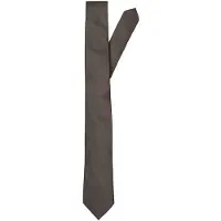 Selected Homme Herren SLHNEW Plain TIE 7CM NOOS B Krawatte, Braun (Demitasse Demitasse), One Size