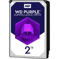 Western Digital Purple, 2 TB, 5400 RPM, 64 MB, 3.5", Serial ATA III