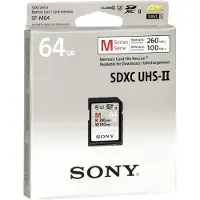 Sony SF64M 64GB SDXC-Karte UHS-II Class10 260MB/100MB/Sekunde