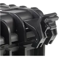 B&W Outdoor-Koffer Typ 2000 Schaumstoff Schwarz