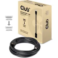 Club 3D CLUB3D High Speed HDMI 1.4 HD-Verlängerungskabel 5 Meter Stecker/ Buchse, 5 m, HDMI Typ A (Standard), HDMI 1.4 Female, Schwarz