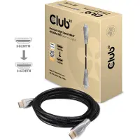 Club 3D CLUB3D Premium High Speed HDMI 2.0 4K60Hz UHD Kabel 1 meter, 1 m, HDMI Typ A (Standard), HDMI Typ A (Standard), 3840 x 2160 Pixel, Schwarz, Silber