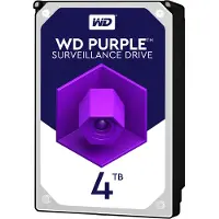 Western Digital Purple, 4 TB, 5400 RPM, 64 MB, 3.5", Serial ATA III