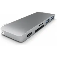 Satechi Type-C USB Passthrough Hub space gray