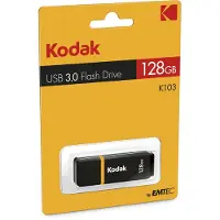 Kodak K103 - USB-Flash-Laufwerk - 128 GB - USB 3.0 - Schwarz, Gelb