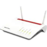FRITZ! Box 6890 LTE INT, Wi-Fi 5 (802.11ac), Dual-Band (2,4 GHz/5 GHz), Ethernet/LAN, 3G, Rot, Weiß, Tragbarer Router