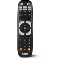 Hama 00040074, DVD/Blu-ray, STB, TV, VCR, IR Wireless, Drucktasten, Schwarz