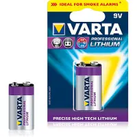 Varta 50x Ultra Lithium 9V 1er Blister E-Block Batterie, für Rauchmelder, GPS Geräte, Sport- und Outdoor-Einsätze FR22-L522 6122