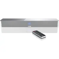 Canton DM 5 Soundbar, Silber / Glas, 2.1 Virtual Surround System