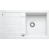 BLANCO METRA 5 S, Schrankwaschbecken, Silgranit, Weiß, Doppelseitig, 50 cm, Deutschland