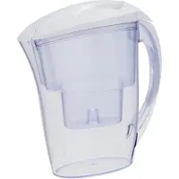 Xavax 00111237, Aufsatz-Wasserfilter, 2,4 l, Transparent, Weiß