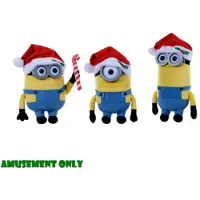 Diverse Plüsch 'Minions X-Mas mit Plastikaugen/Brille' Gr. 3