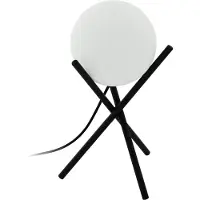 Eglo 97333, Schwarz, Weiß, Glas, Stahl, Schwarz, II, E14, 1 Glühbirne(n)