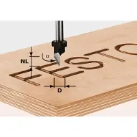 Festool Schriftenfräse HW D11 / 60 Grad