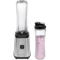 ProfiCook Smoothie Maker PC-SM 1078, Kunststoffgehäuse, 250 Watt, 0,6 l Behälter, Becher mit Trinkdeckel