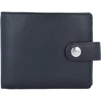 PICARD Leder Geldbörse Brooklyn Bifold Wallet with Flap Black schwarz