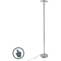 JUST LIGHT LED-Stehleuchte LB25 HANS stahl 22W 2500lm 3000K dim