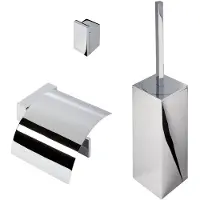 Geesa Badezimmer Zubehörset Modern Art Chrom