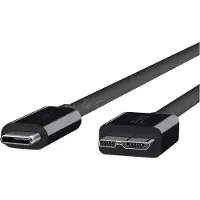 Belkin USB Datentransferkabel für MacBook, Smartphone, Festplatte - 91,44 cm - 1 x Typ C Stecker USB - 1 x Typ B Stecker Micro USB - 1,25