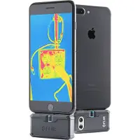 FLIR 435-0012-03, 8 - 14 µm, 8,7 Hz, 100 mK, 15 cm, Schwarz, MFi (iOS version), RoHS, CE/FCC, CEC-BC, EN61233