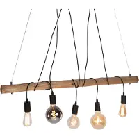 Leuchten direct 5-Licht Esszimmer Pendelleuchte Damian