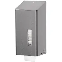 Ophardt hygiene SanTRAL BUU 1 Toilettenpapierspender 1161700 , Edelstahl, pulverbeschichtet, weiß, P