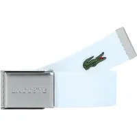 Lacoste Gürtel - Herren Gürtel aus Stoff - schönes - Gr. 100 CM - in Weiß - für Damen