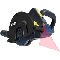 Ferm WSM1009, Mehrfarbig, 4000 RPM, 2,8 cm, 2,22 cm, 112,88 dB, 101,88 dB