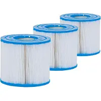 NetSpa Set mit 3 Spa-Filterpatronen - Ø 10.4 cm x H 8cm -150 Falten - Reinigung/Erhaltung der Wasserqualität -. - 3er-Set