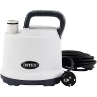 Intex 28606 Pool Ablass-Pumpe IPX8 (220V) 3595l/h 5m Schlauch 10m Leitung