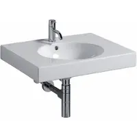 Keramag Waschtisch PRECIOSA II 600x500mm m HL m ÜL we KT