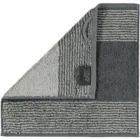 Cawö Gesichtshandtuch Luxury Home Two-Tone Schiefer (6er Set)